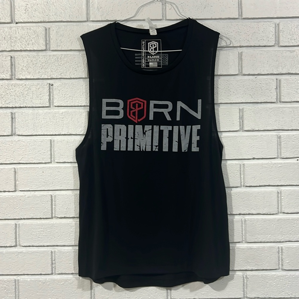 Born Primitive Thin Red Line Workout Sleeveless T… - image 1